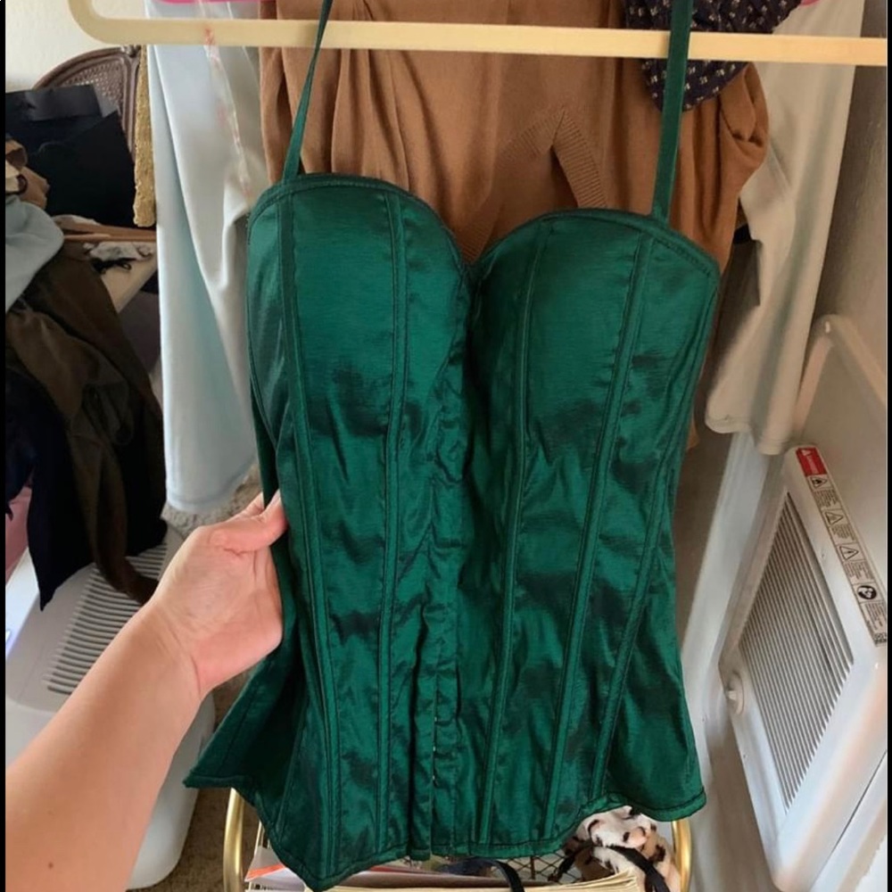 New! Emerald Green Vargas Corset